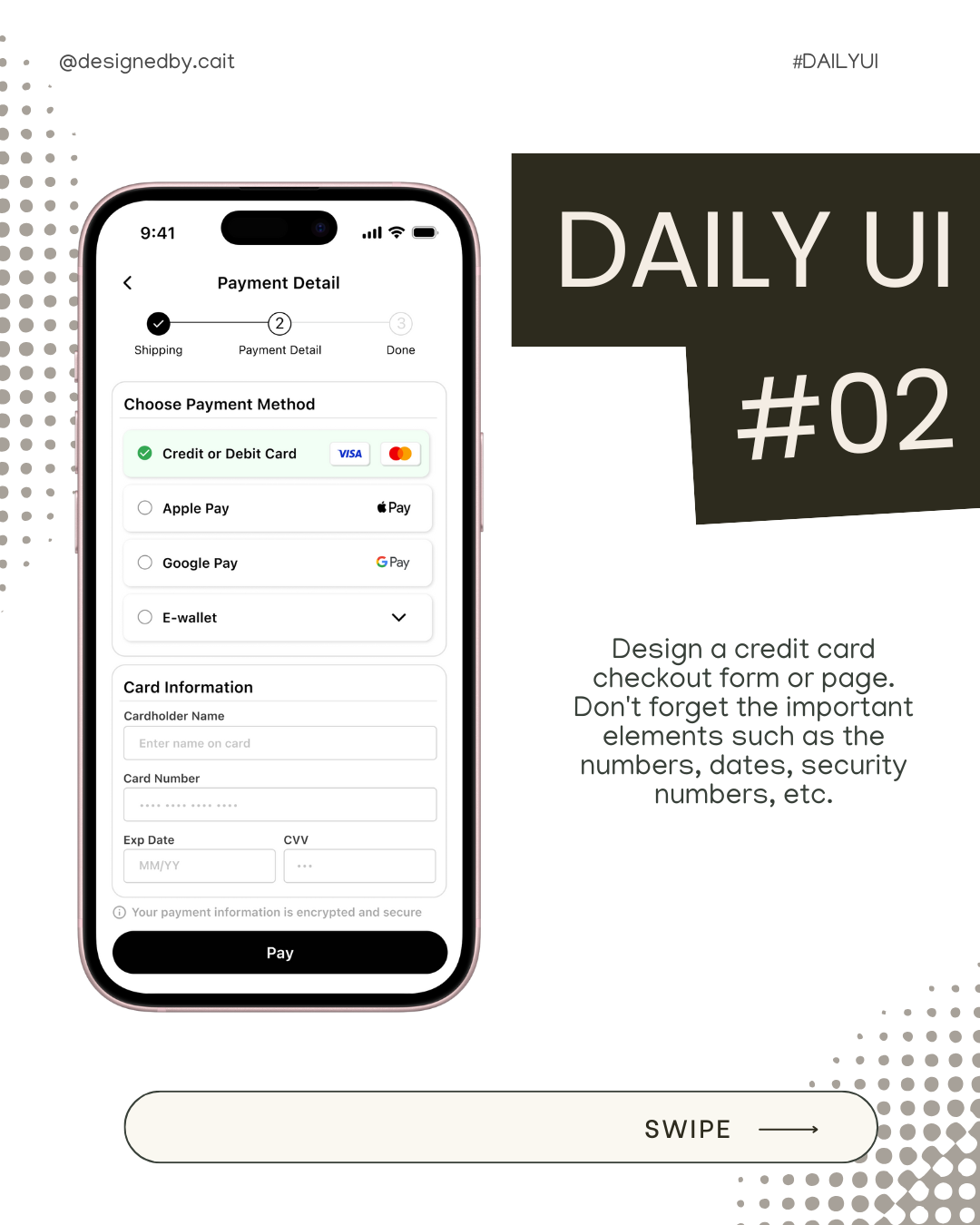 Daily UI Challenge 2